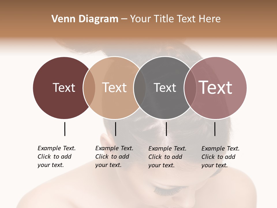 Isolated Hair Woman PowerPoint Template