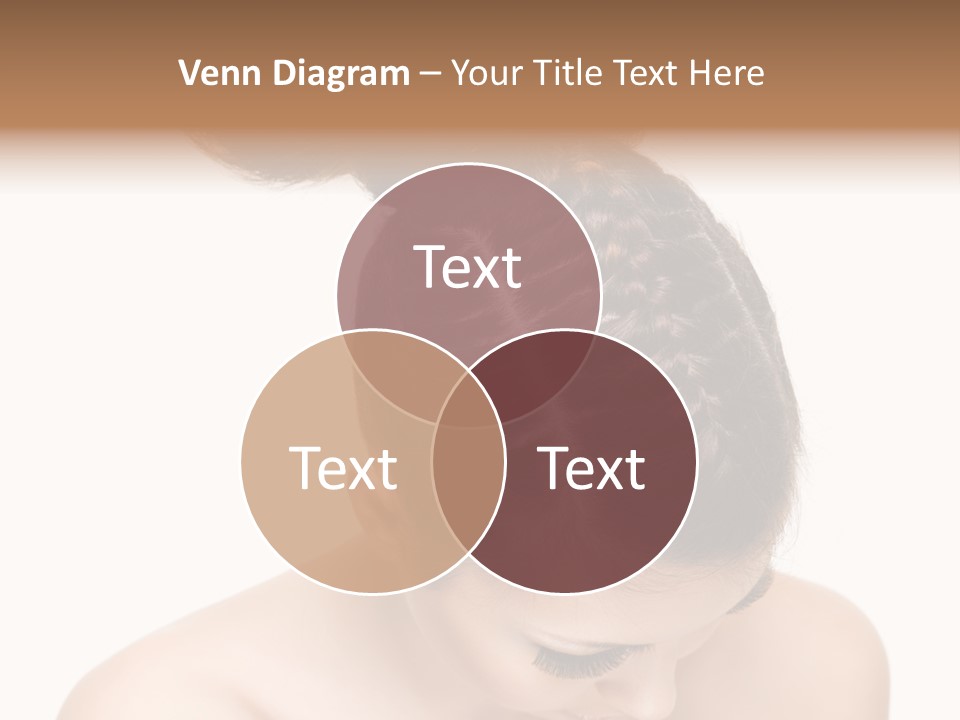 Isolated Hair Woman PowerPoint Template