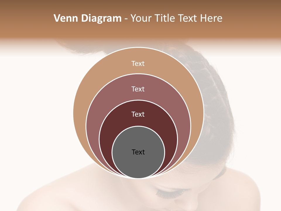 Isolated Hair Woman PowerPoint Template