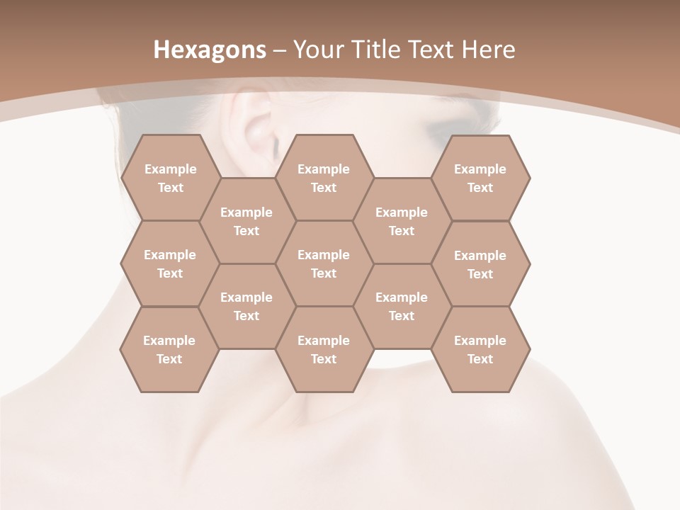 Clean Hairdo White Background PowerPoint Template