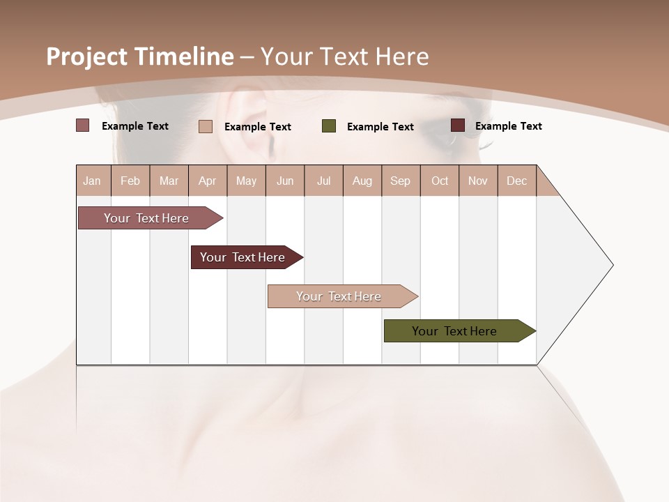 Clean Hairdo White Background PowerPoint Template