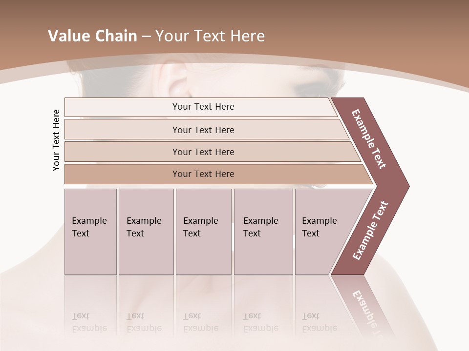 Clean Hairdo White Background PowerPoint Template