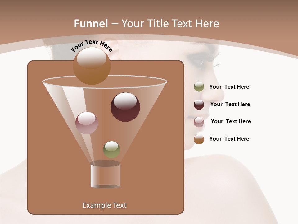 Clean Hairdo White Background PowerPoint Template