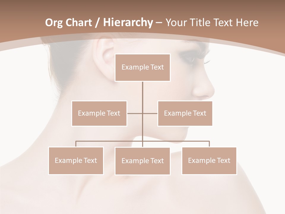 Clean Hairdo White Background PowerPoint Template