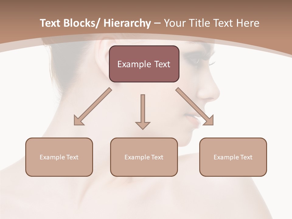 Clean Hairdo White Background PowerPoint Template