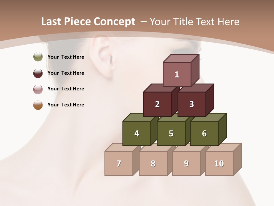 Clean Hairdo White Background PowerPoint Template