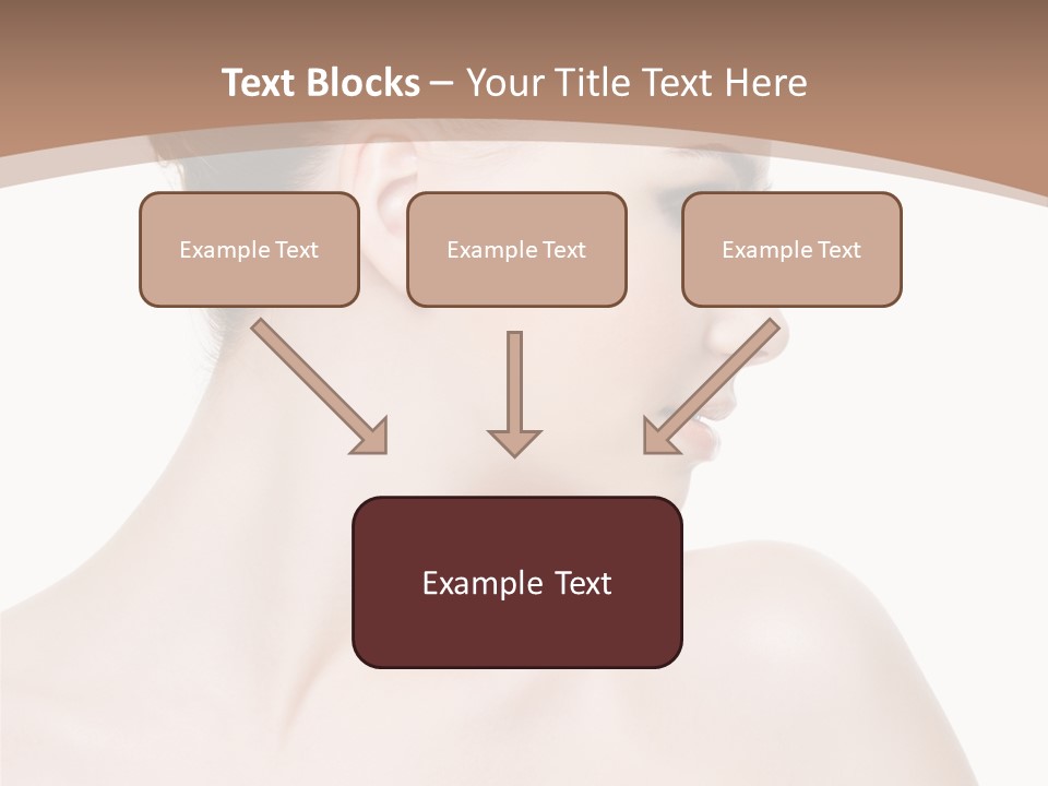 Clean Hairdo White Background PowerPoint Template