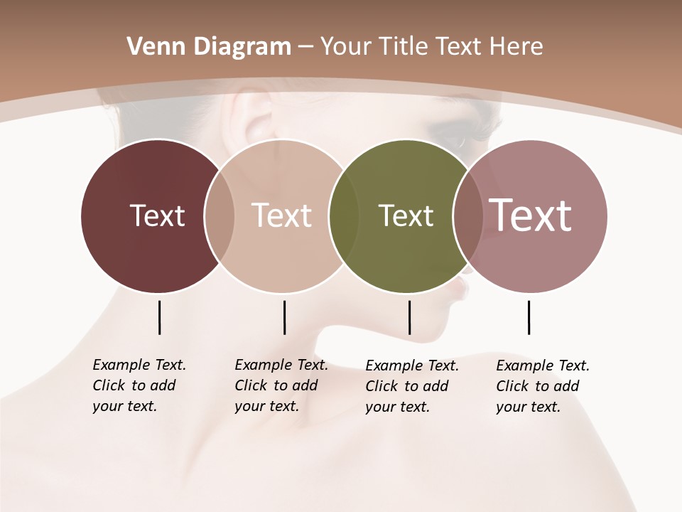 Clean Hairdo White Background PowerPoint Template