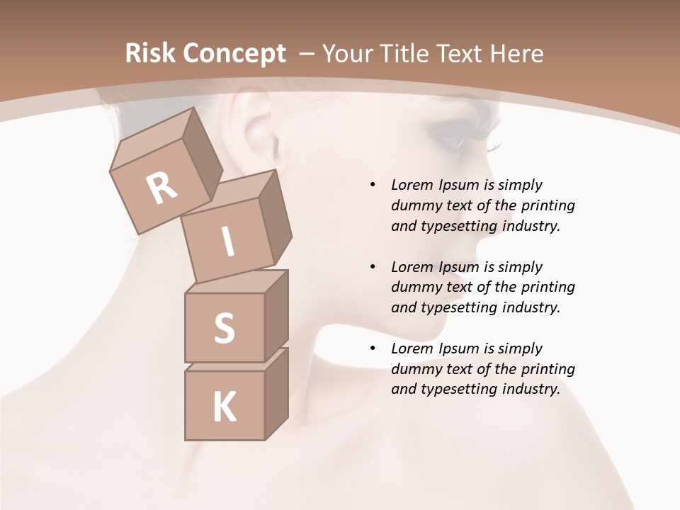 Clean Hairdo White Background PowerPoint Template