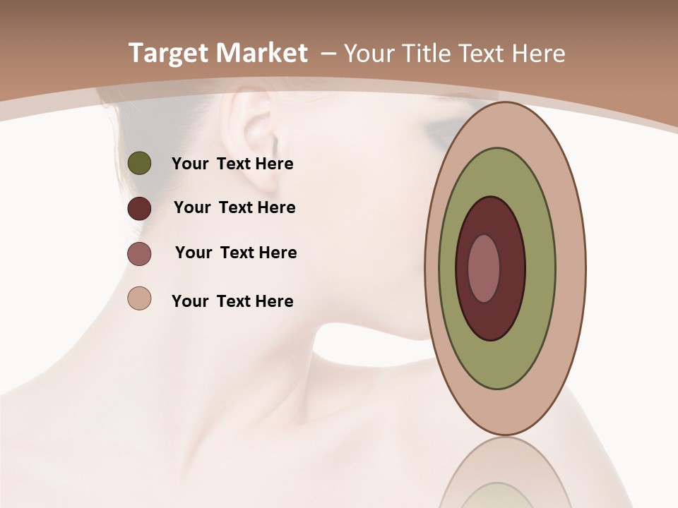 Clean Hairdo White Background PowerPoint Template