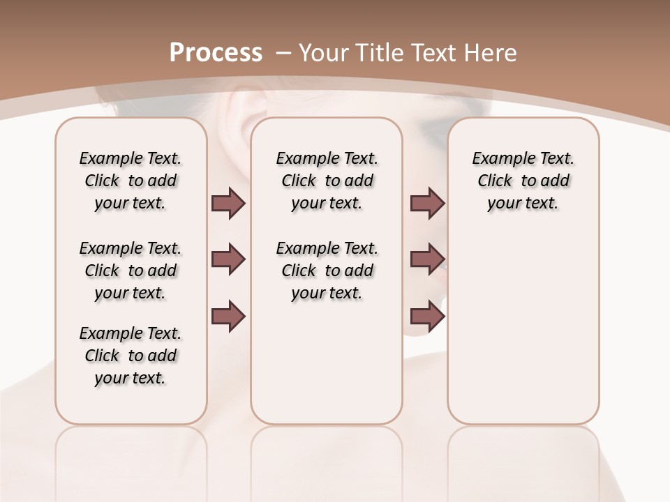 Clean Hairdo White Background PowerPoint Template