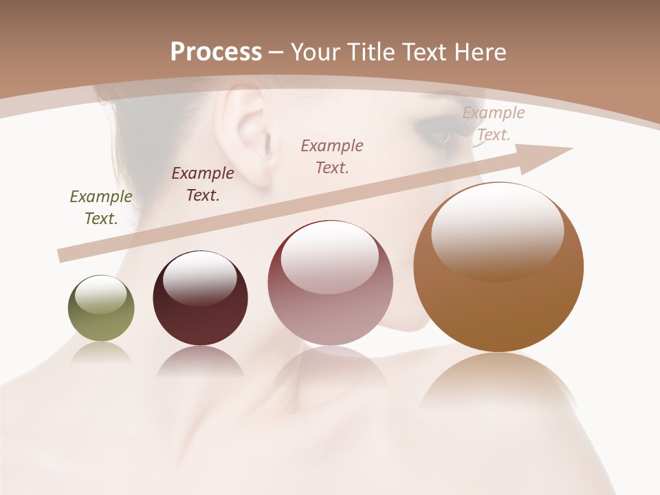 Clean Hairdo White Background PowerPoint Template