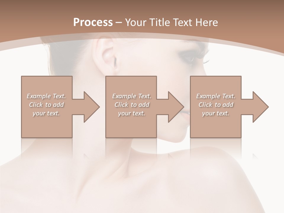 Clean Hairdo White Background PowerPoint Template