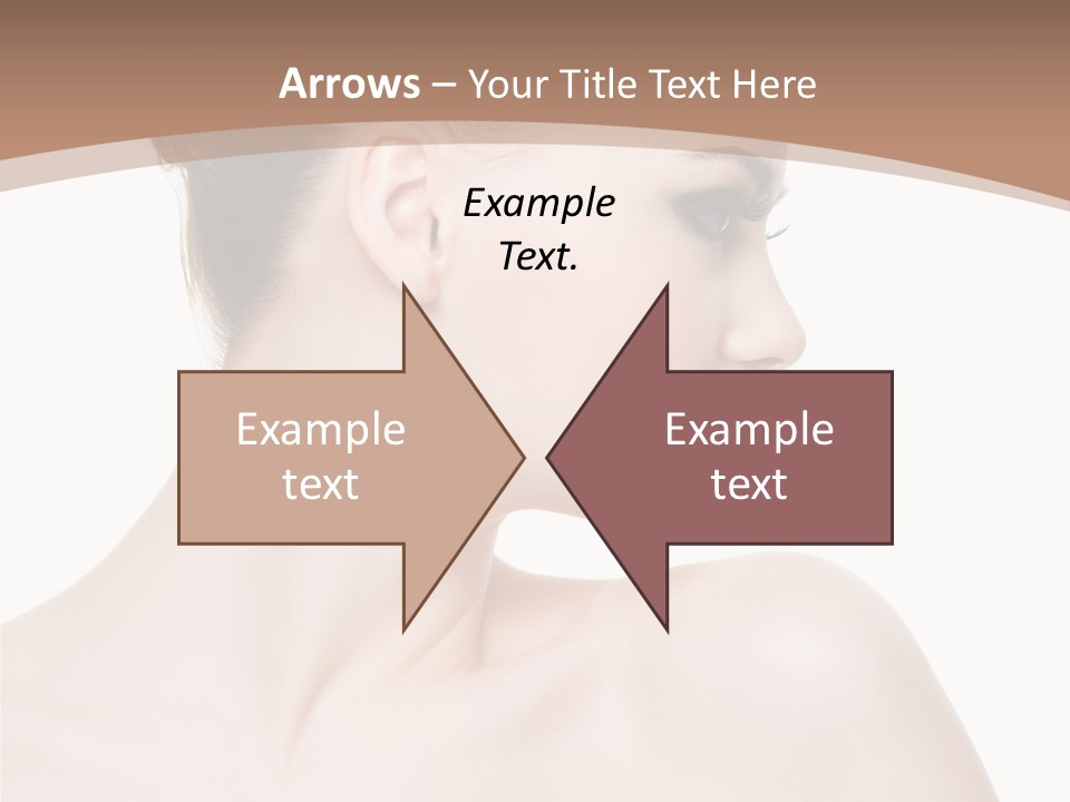 Clean Hairdo White Background PowerPoint Template