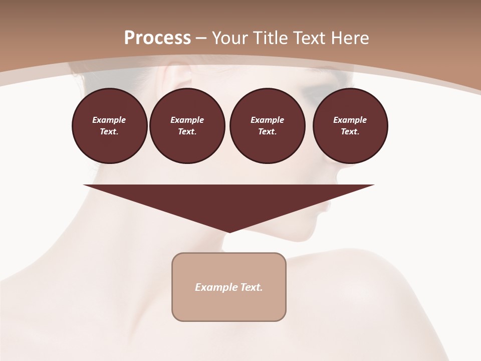 Clean Hairdo White Background PowerPoint Template