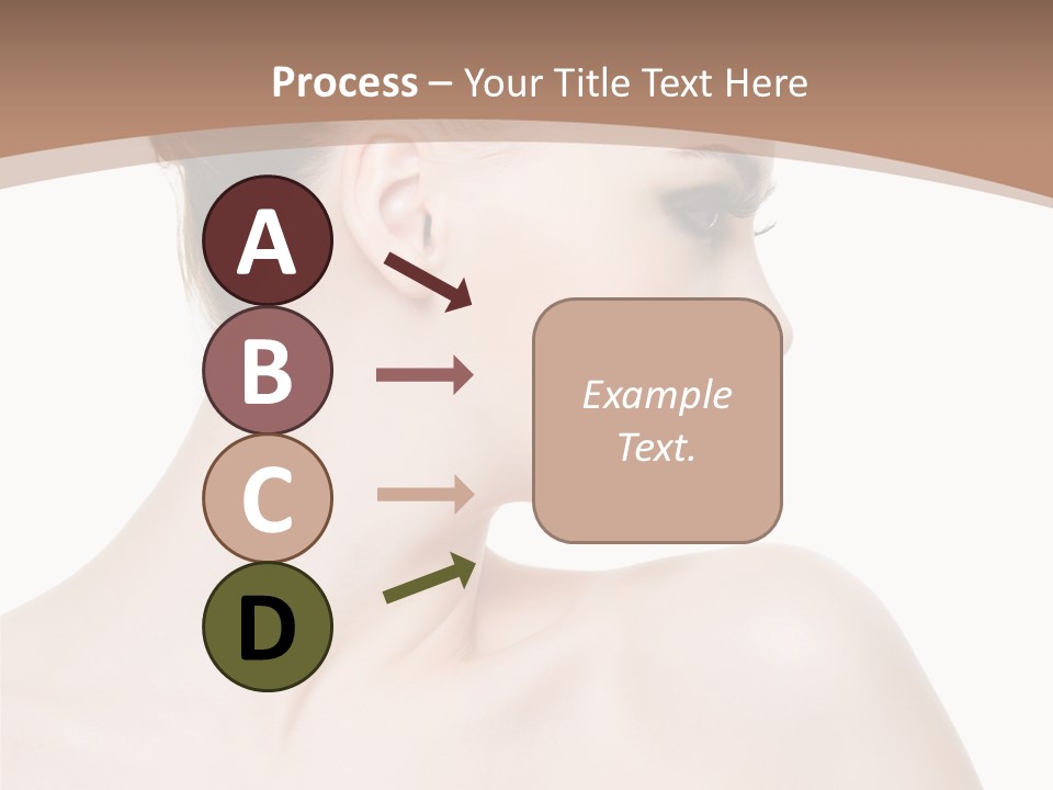 Clean Hairdo White Background PowerPoint Template