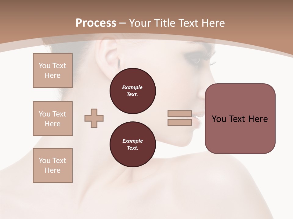 Clean Hairdo White Background PowerPoint Template