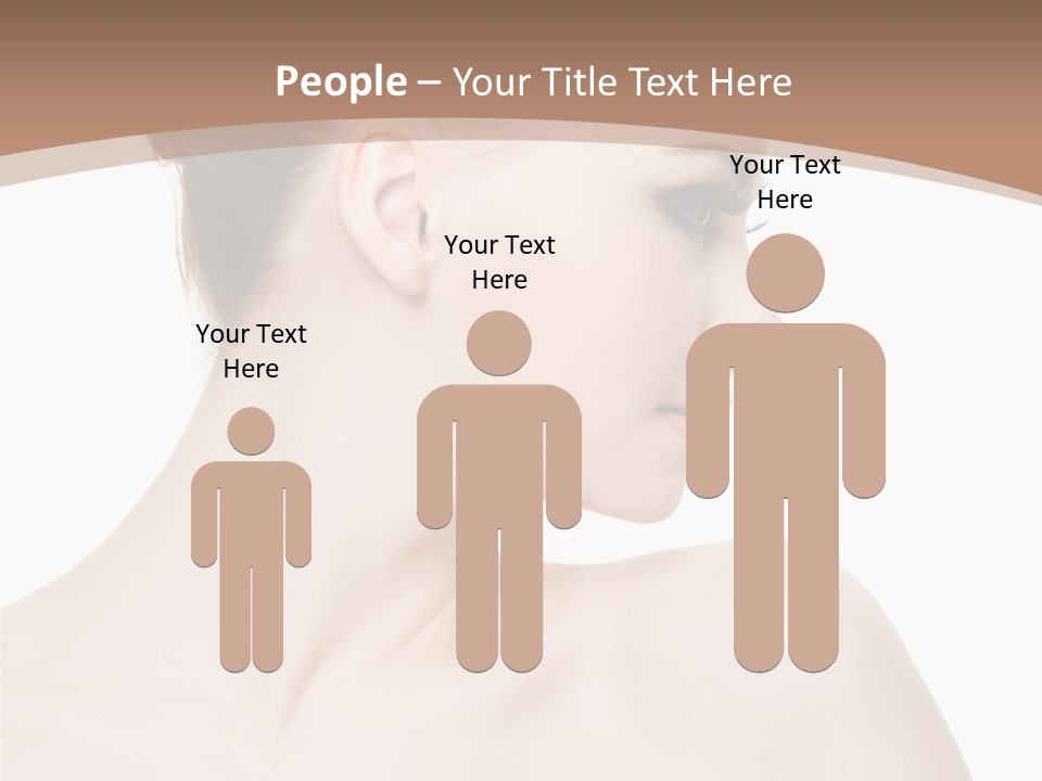 Clean Hairdo White Background PowerPoint Template