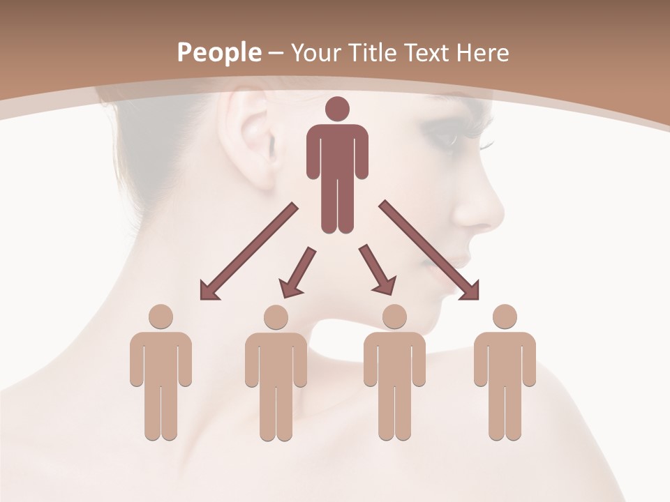 Clean Hairdo White Background PowerPoint Template