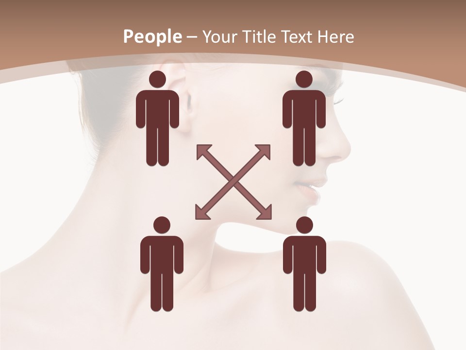 Clean Hairdo White Background PowerPoint Template