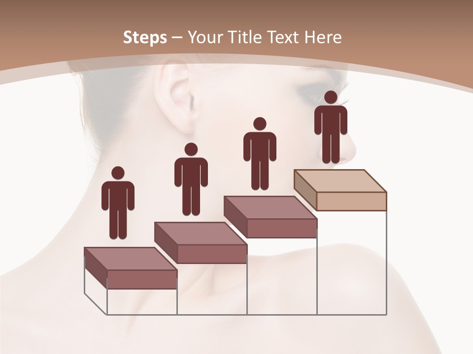 Clean Hairdo White Background PowerPoint Template