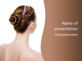 White Background Beauty  PowerPoint Template