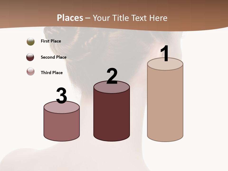 White Background Beauty  PowerPoint Template