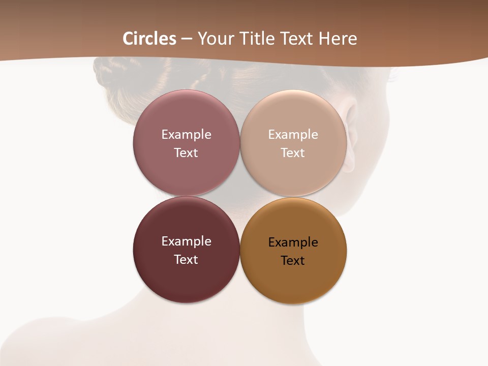 White Background Beauty  PowerPoint Template