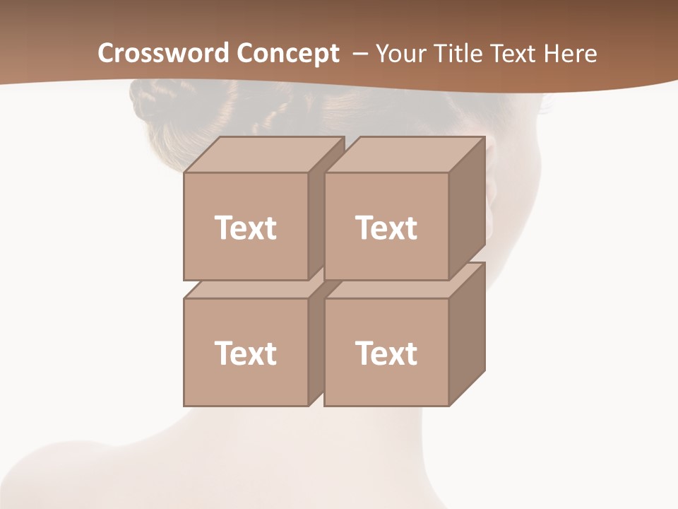 White Background Beauty  PowerPoint Template