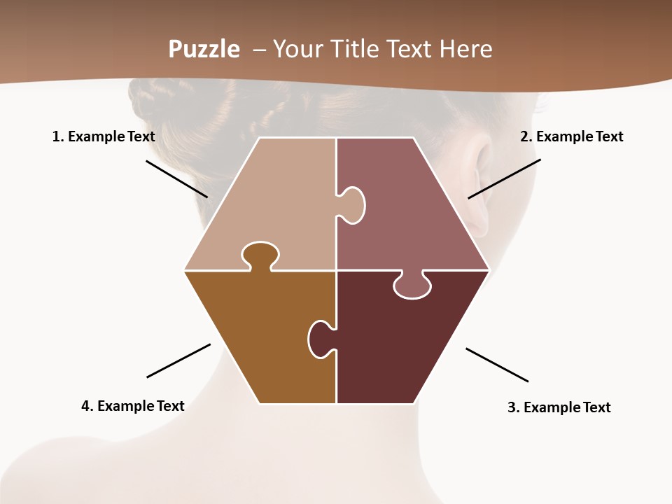 White Background Beauty  PowerPoint Template