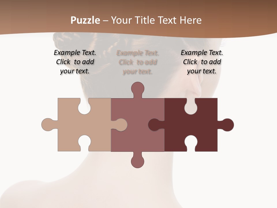 White Background Beauty  PowerPoint Template