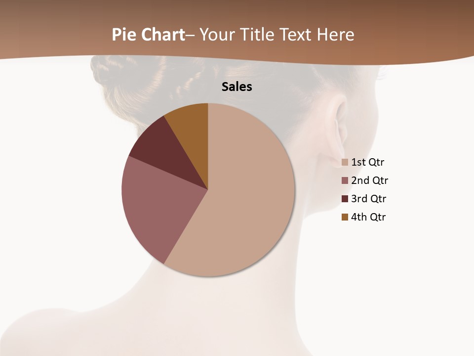 White Background Beauty  PowerPoint Template