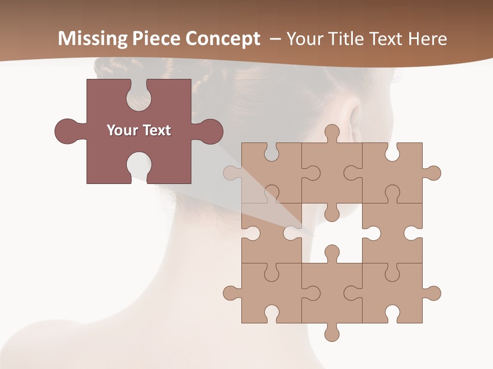 White Background Beauty  PowerPoint Template