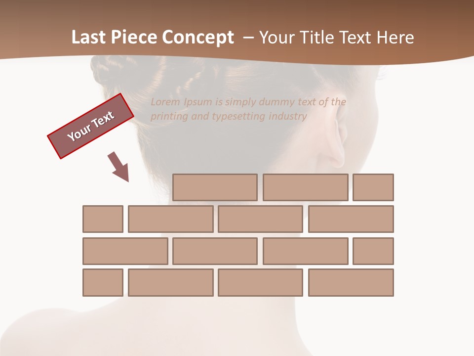 White Background Beauty  PowerPoint Template