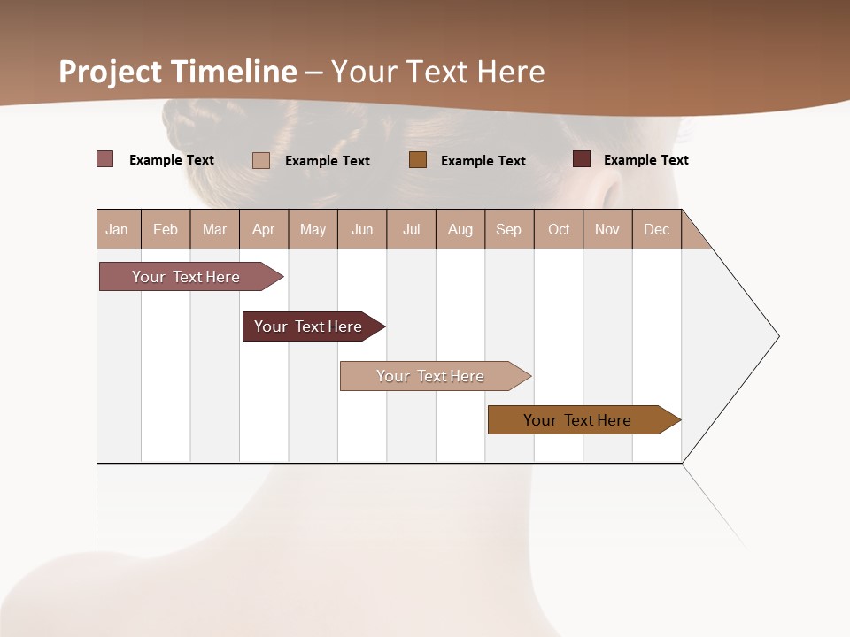 White Background Beauty  PowerPoint Template