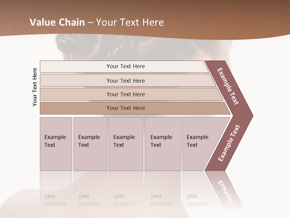 White Background Beauty  PowerPoint Template