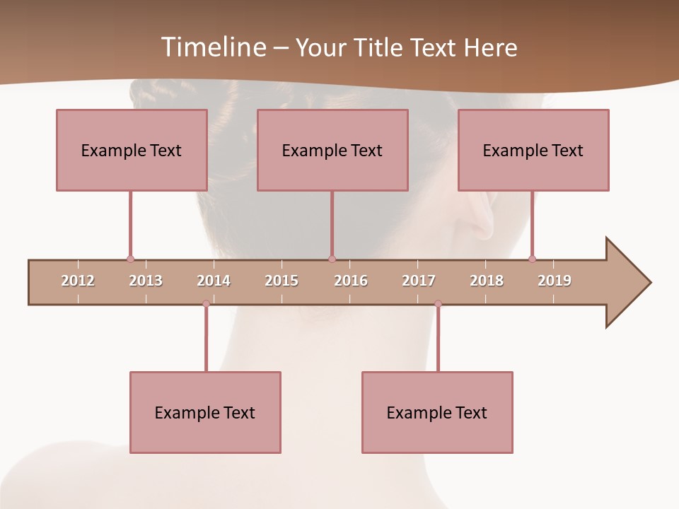 White Background Beauty  PowerPoint Template