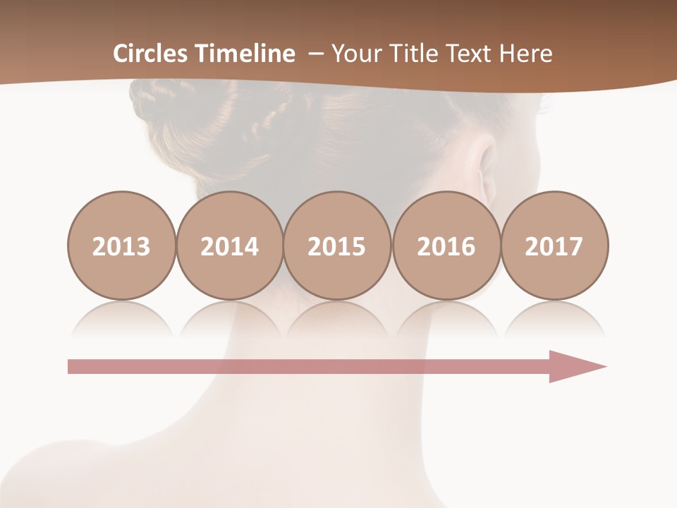 White Background Beauty  PowerPoint Template