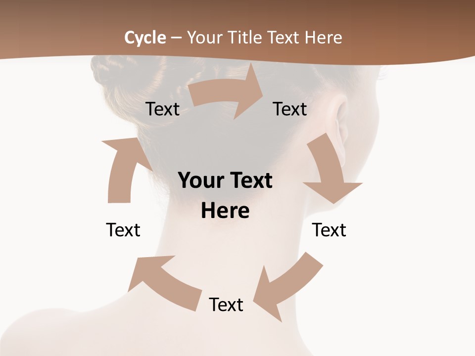 White Background Beauty  PowerPoint Template