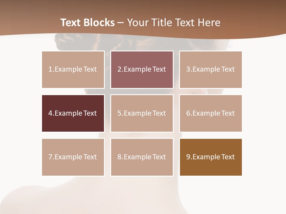 White Background Beauty  PowerPoint Template