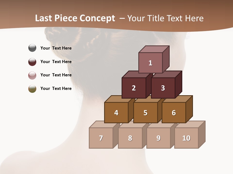 White Background Beauty  PowerPoint Template