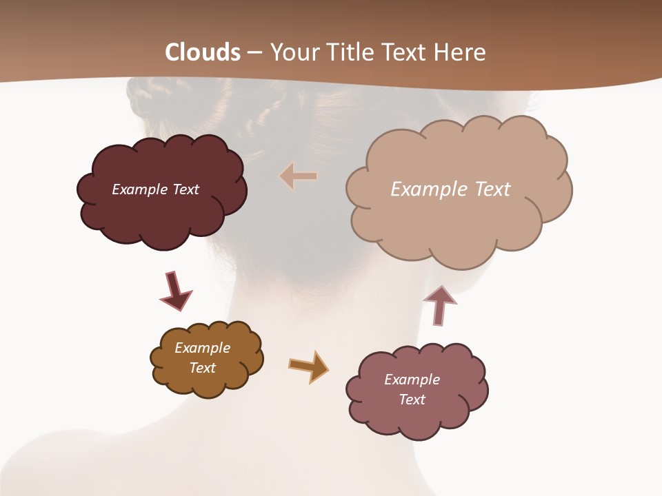 White Background Beauty  PowerPoint Template