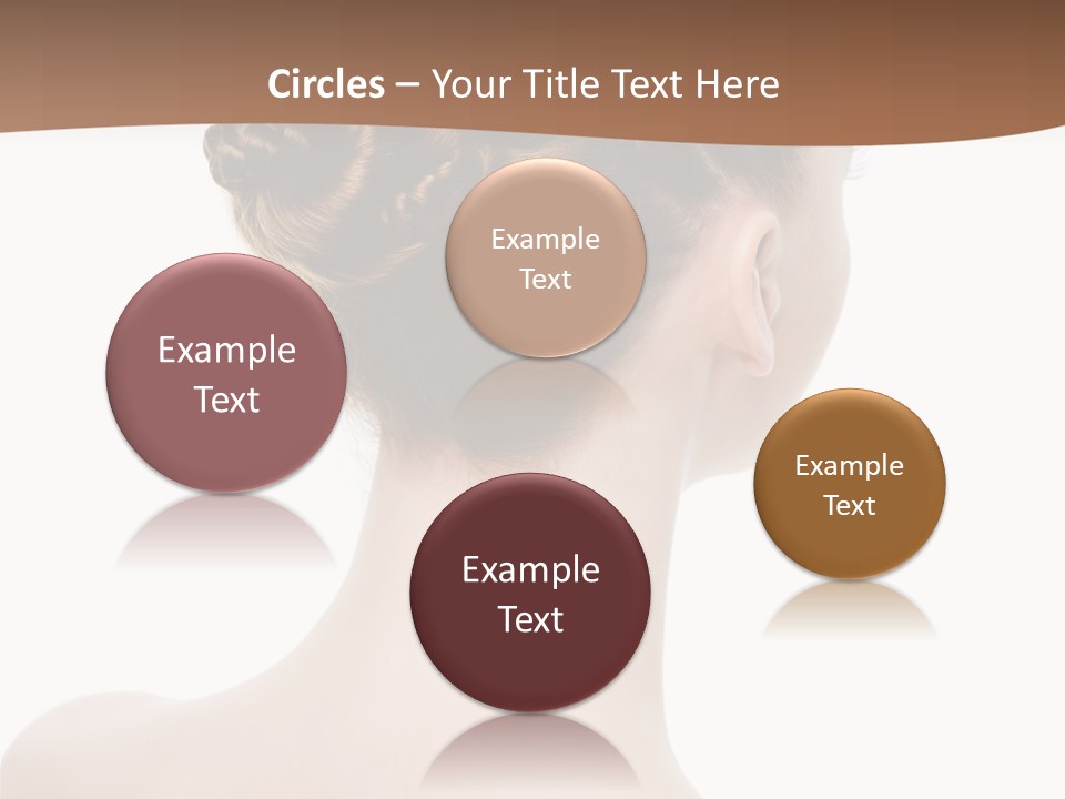 White Background Beauty  PowerPoint Template