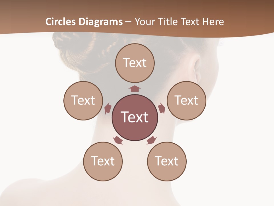 White Background Beauty  PowerPoint Template