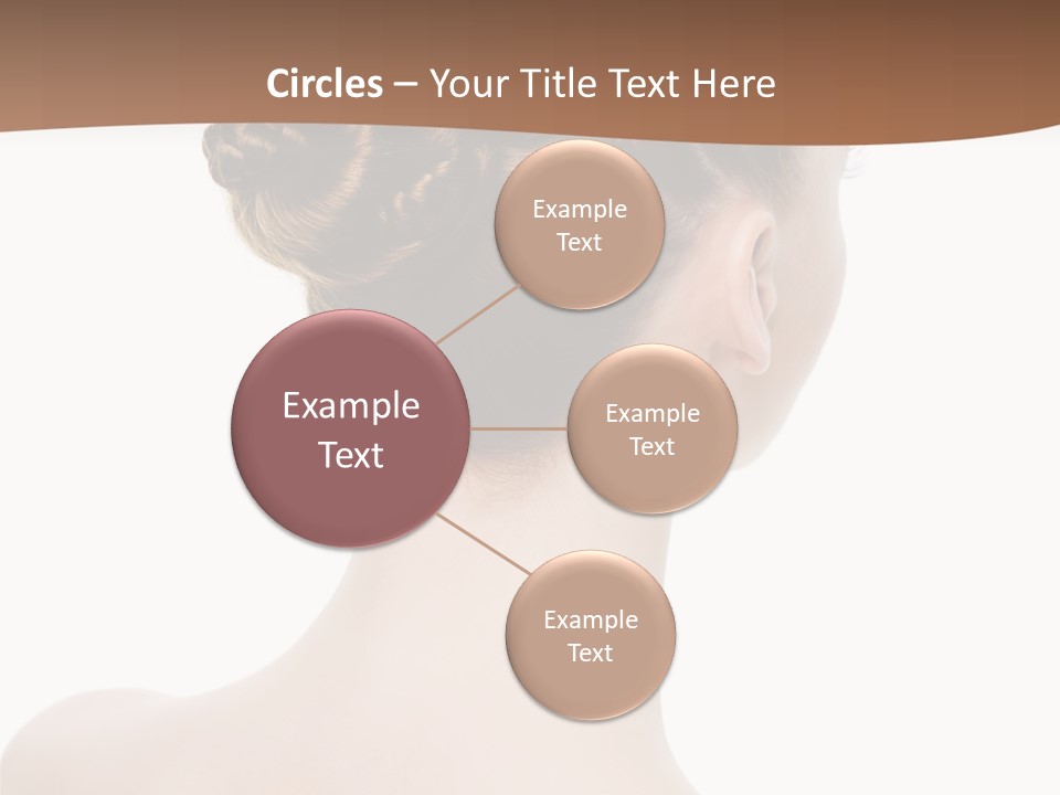 White Background Beauty  PowerPoint Template