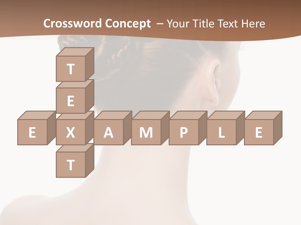 White Background Beauty  PowerPoint Template