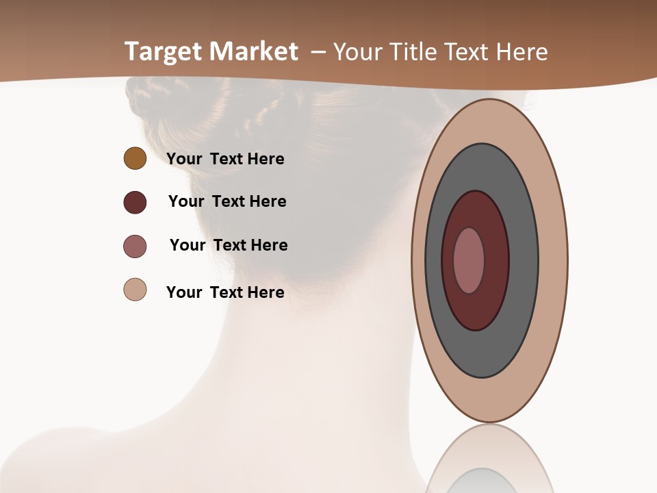 White Background Beauty  PowerPoint Template