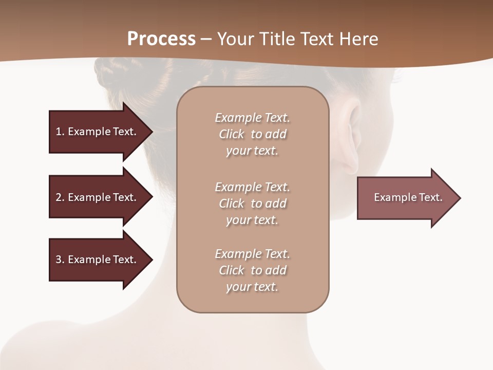 White Background Beauty  PowerPoint Template
