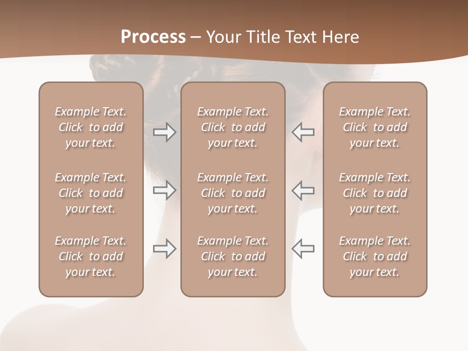 White Background Beauty  PowerPoint Template