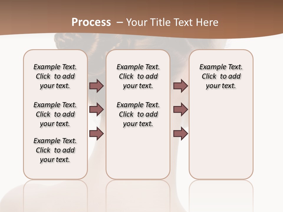 White Background Beauty  PowerPoint Template